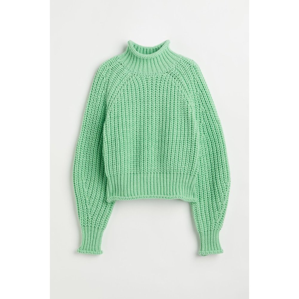 H&M Green Knit Sweater